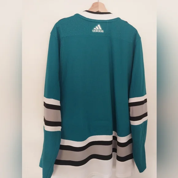 Adidas authentic Aeroready San Jose Sharks 30th anniversary jersey - Main Image
